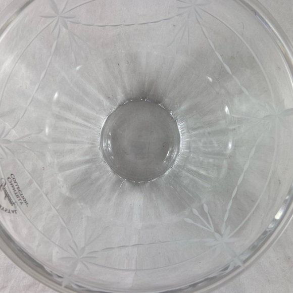 Gorham 1831 Chantilly Collection Handcut Full Lead Crystal Bowl Garland Pattern - Picture 3 of 8